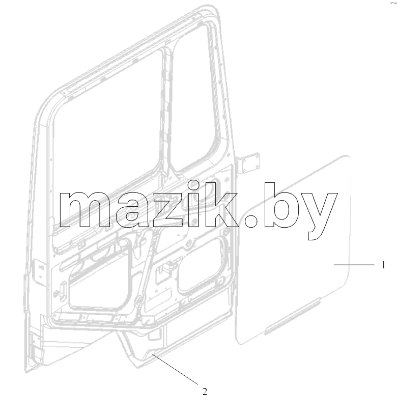 DOOR AND DOOR GLASS
