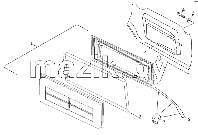 AIR INTAKE BOX ON CAB