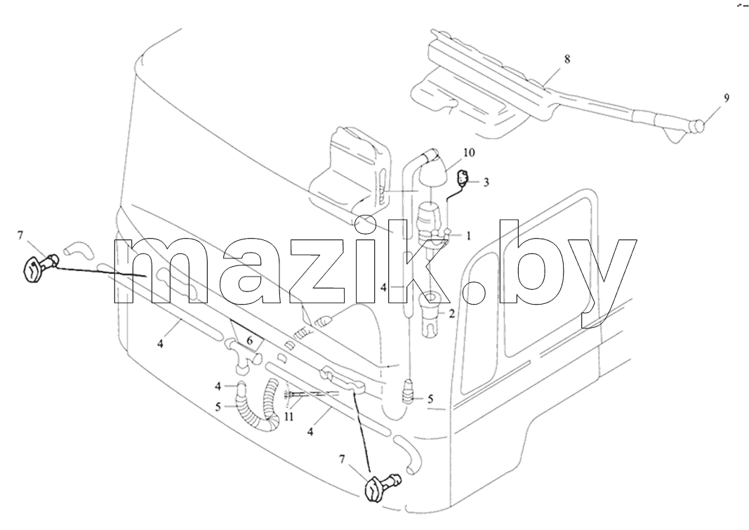 WINDSCREEN WASHER PUMP AND ACCESSORIES