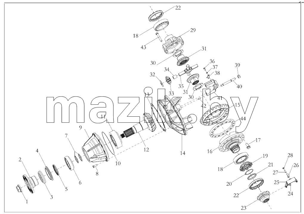 STR REAR AXLE DRIVE
