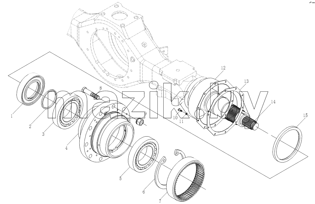 STR DRIVE WHEEL PLANETARY REDUCER I