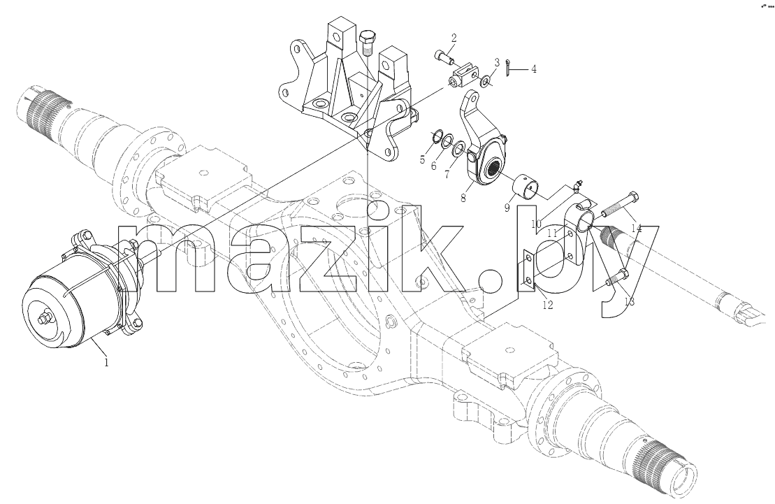 STR DRIVE AXLE BRAKE II