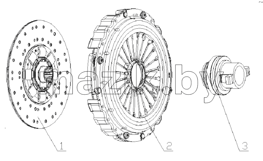 PULL DIAPHRAGM CLUTCH x430