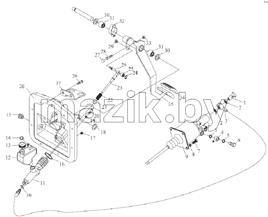 PULL CLUTCH CONTROL DEVICE