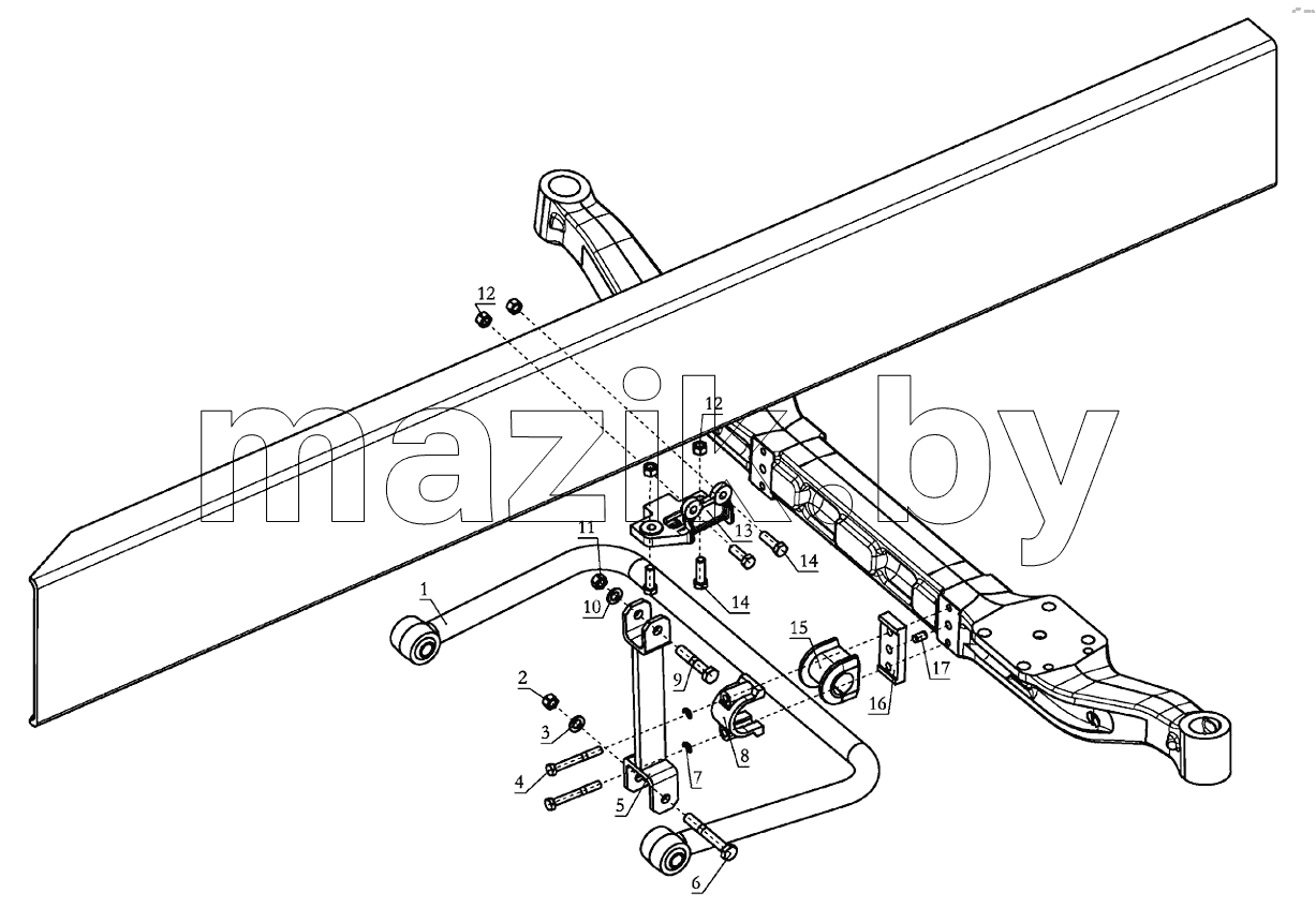 FRONT STABILIZER BAR (DC93319680109)
