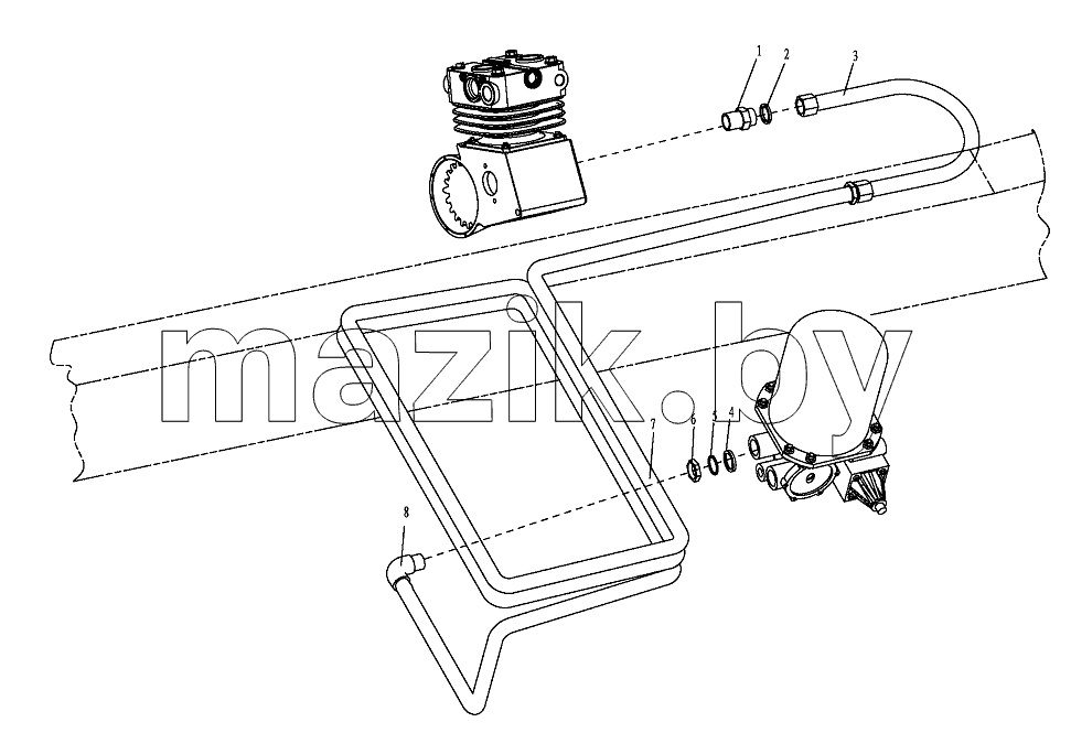 AIR COMPESSOR OUTER LINE