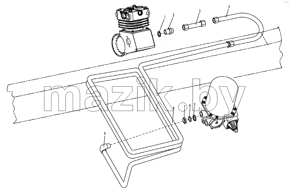AIR COMPESSOR OUTER LINE