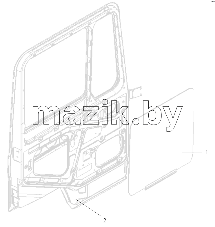 DOOR AND DOOR GLASS