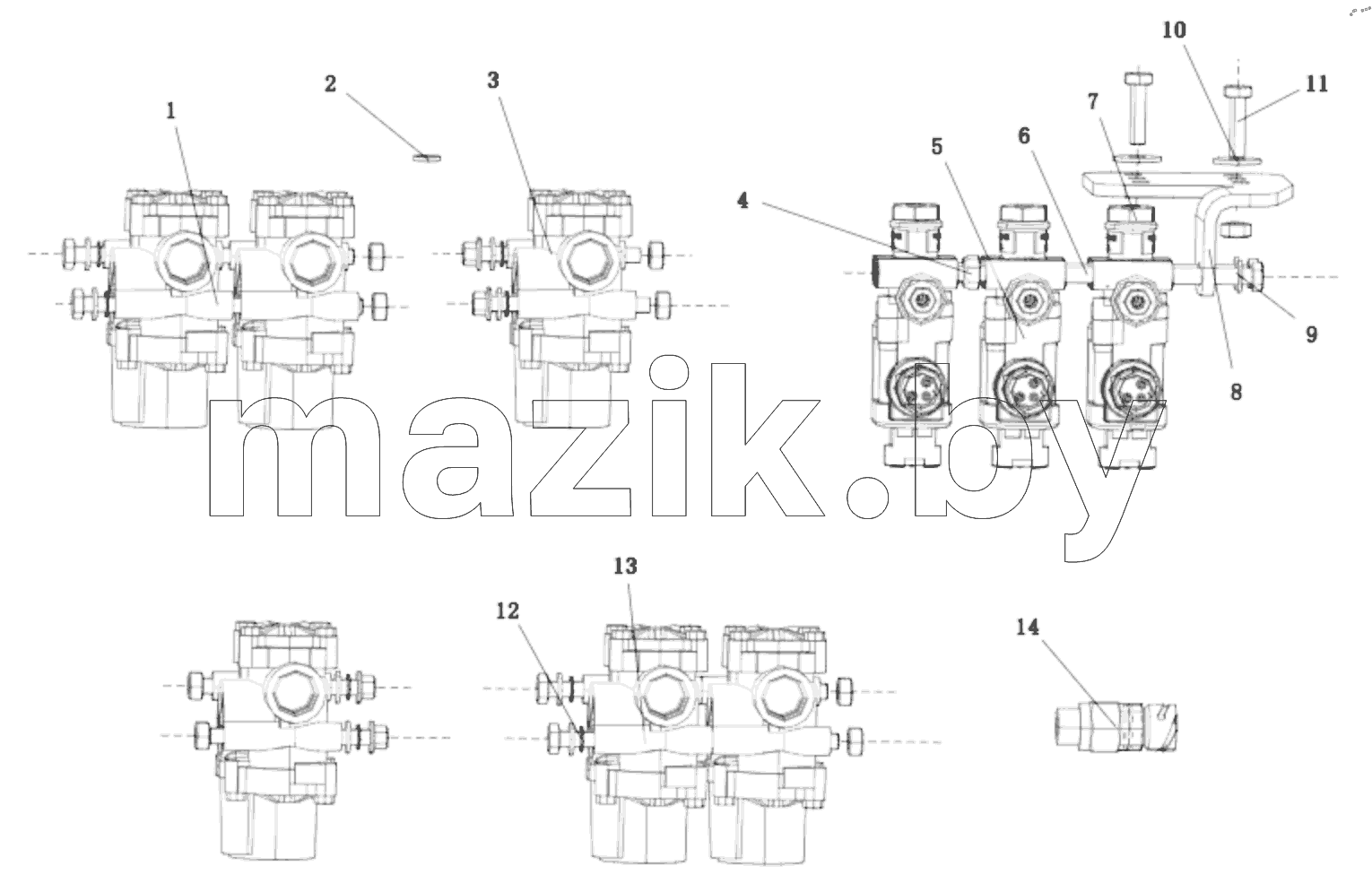 DC97189712291 FRAME SYSTEM WIRING  HARNESS