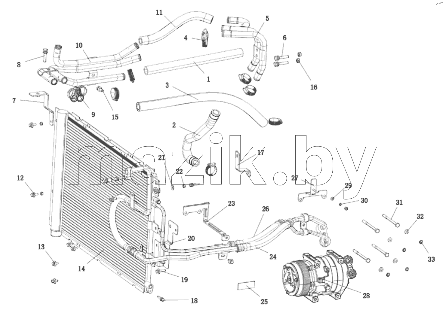  DC14251845522 AIR  CONDITIONING CHASSIS