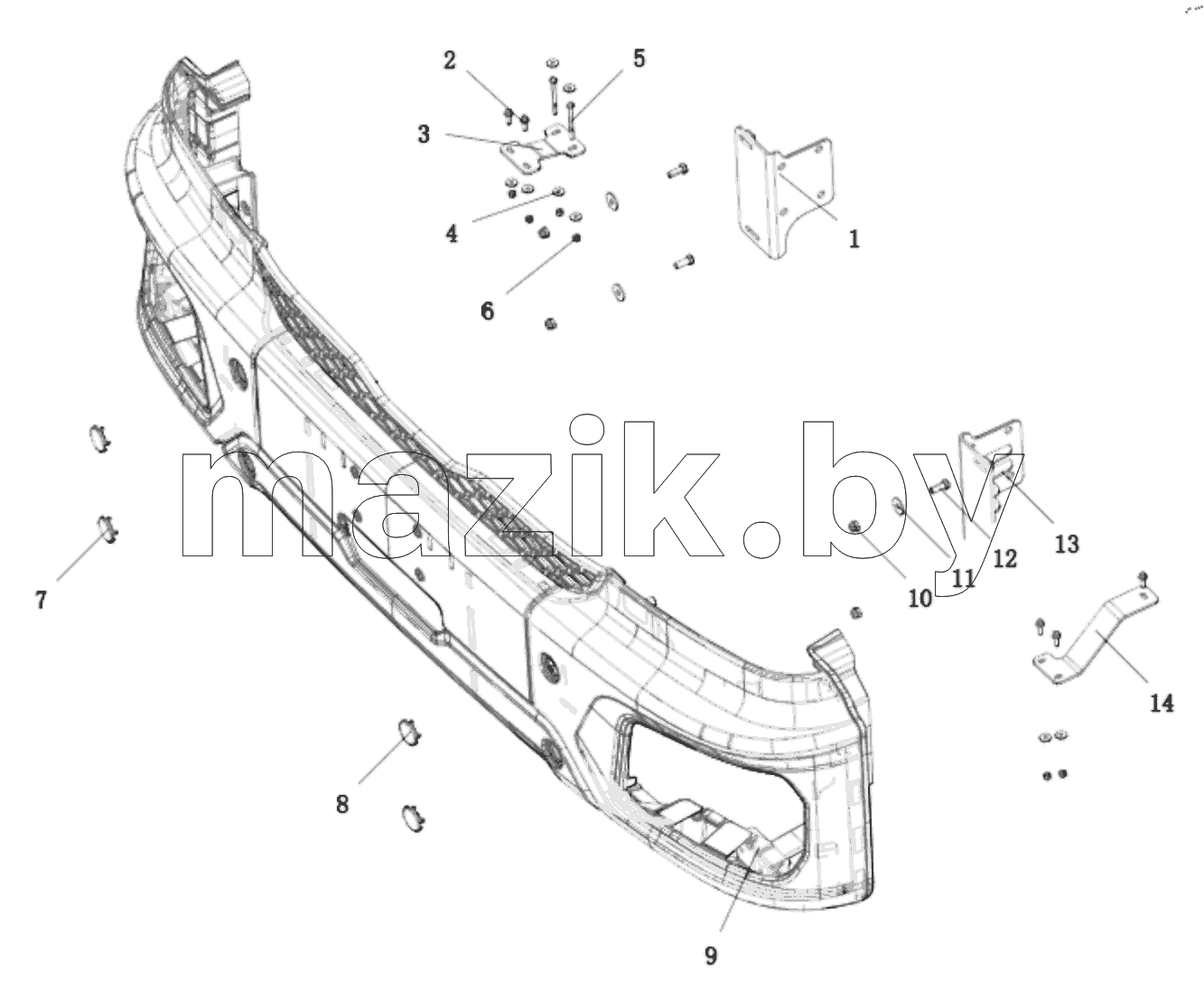  DC97259624068 BUMPER