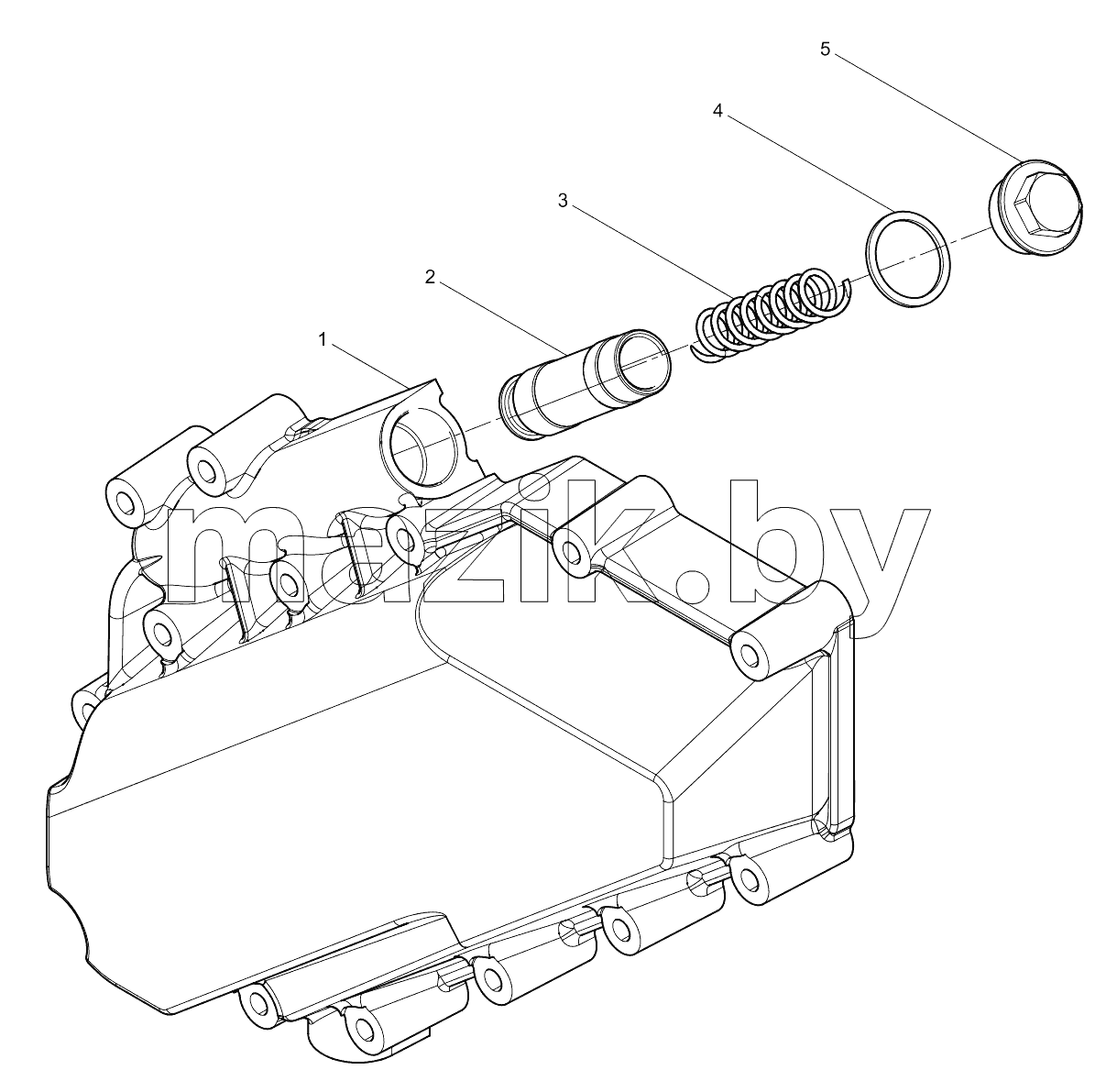  OIL COOLER CAP ASSEMBLY