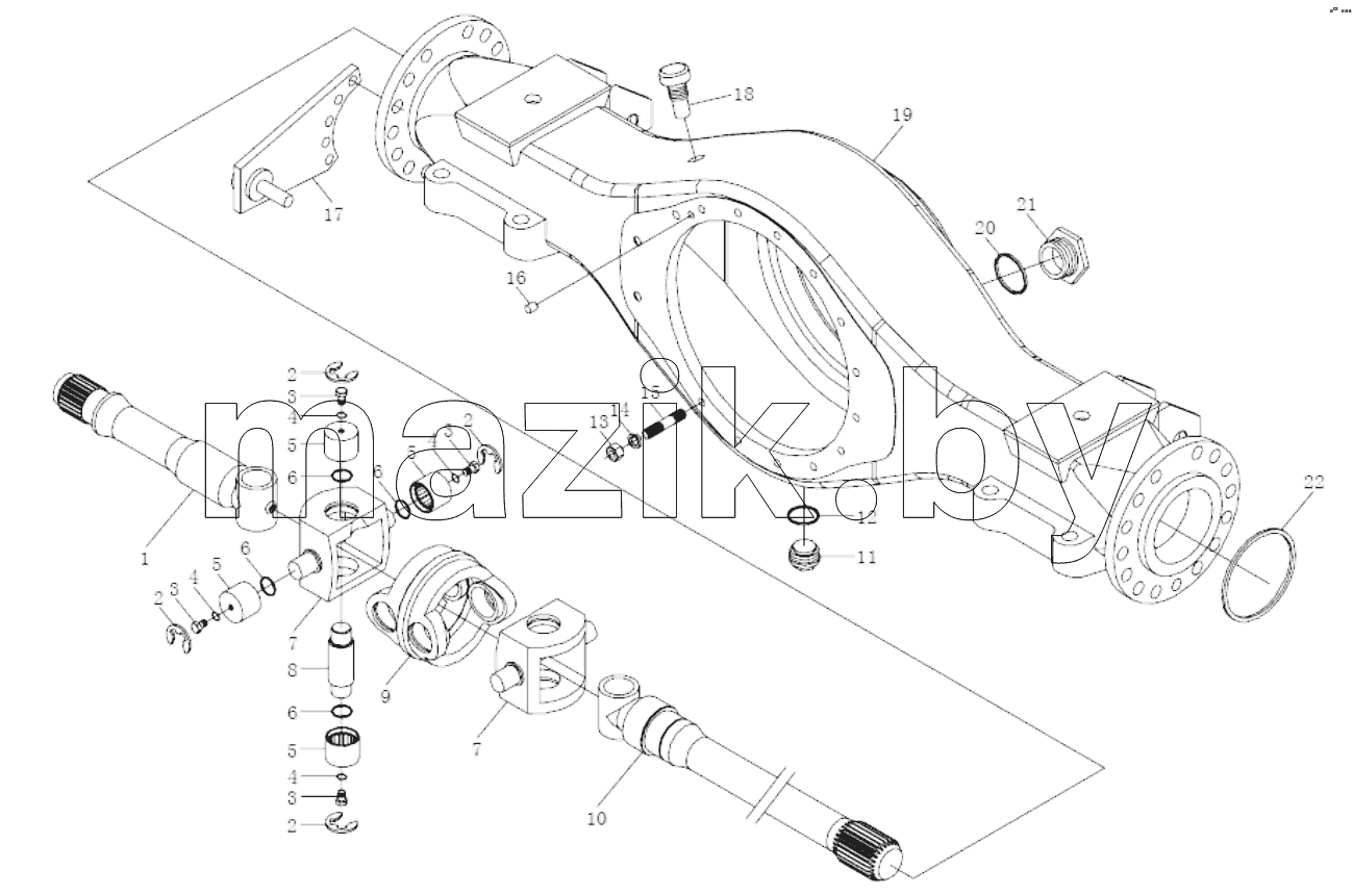  FRONT AXLE HOUSING