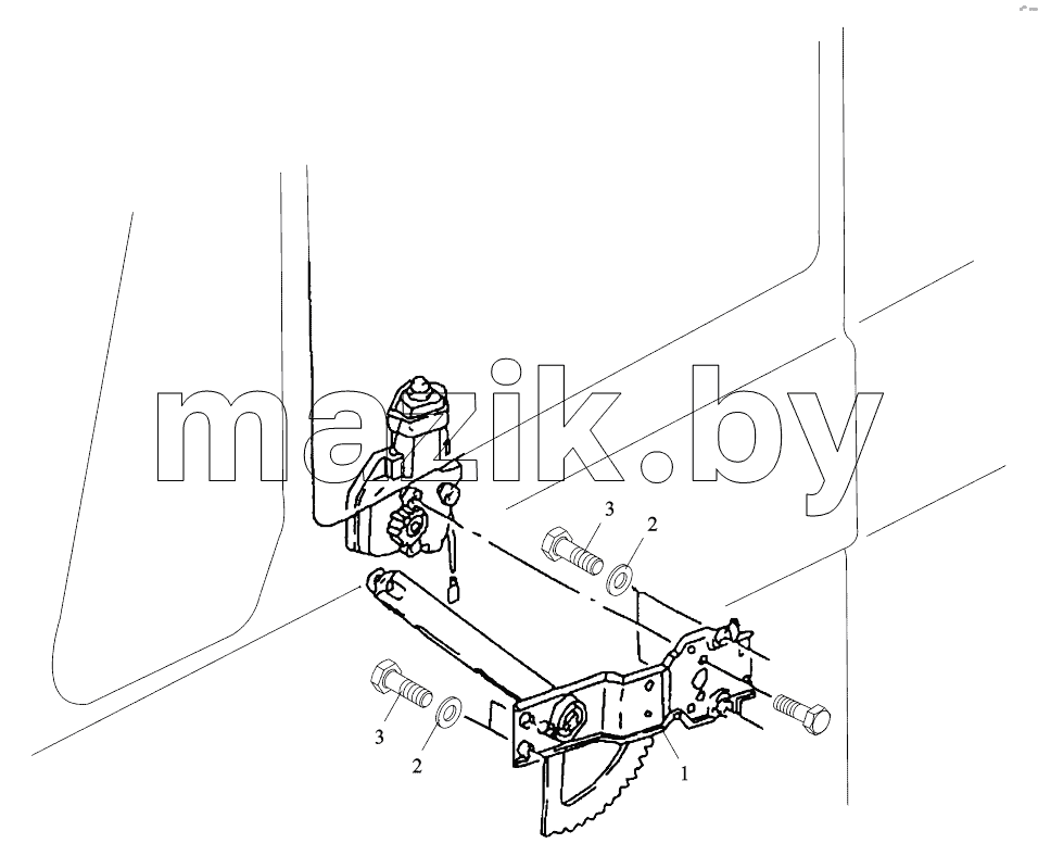 DOOR WINDOW LIFTER LEFT OPERATED