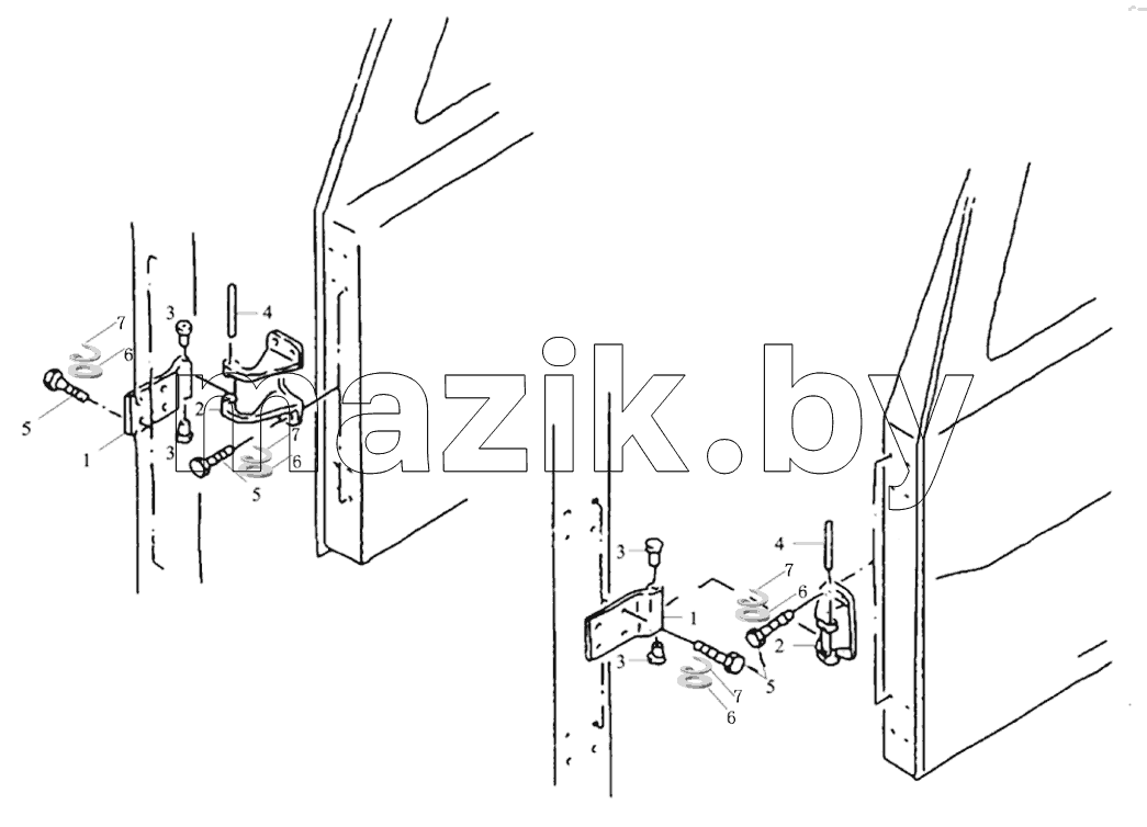  DOOR HINGE LEFT AND RIGHT