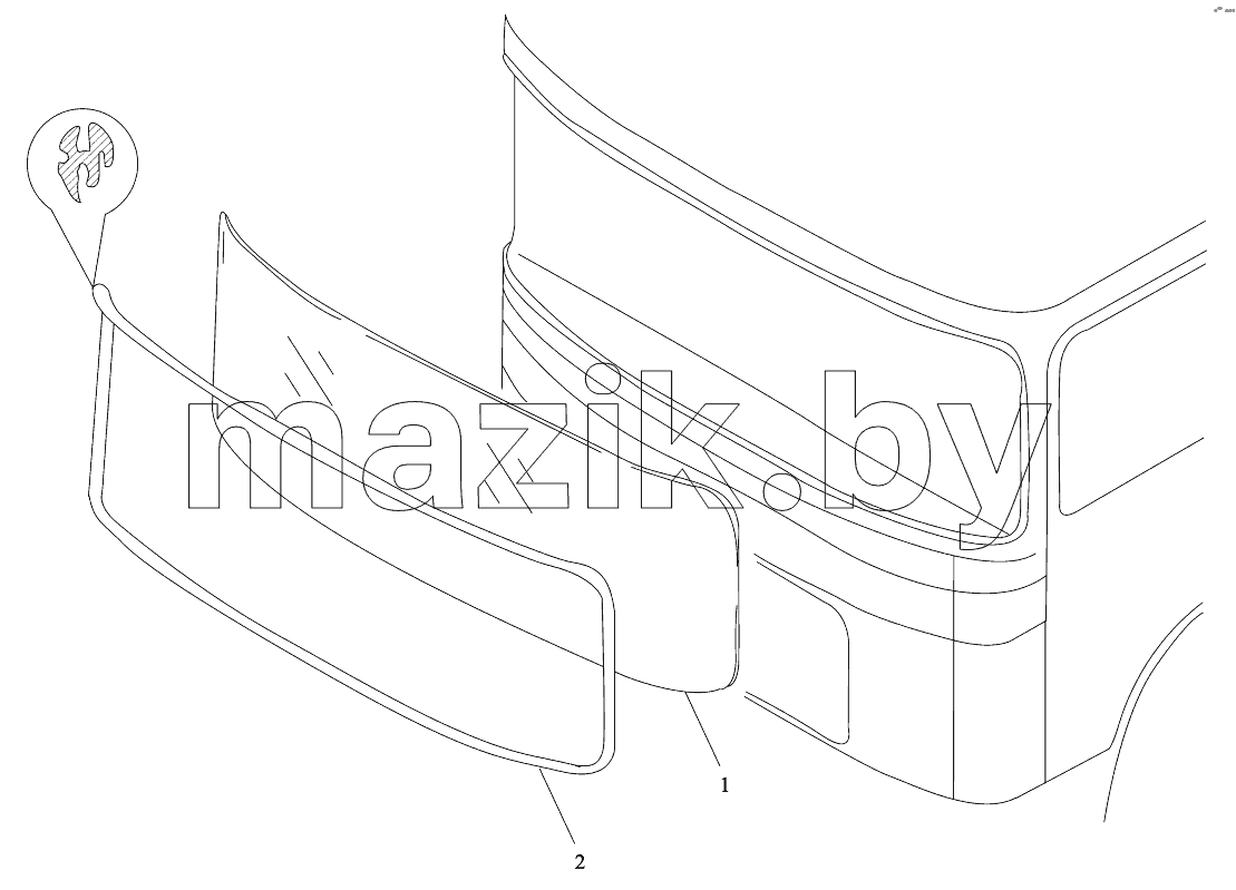  WINDSHIELD ASSEMBLY