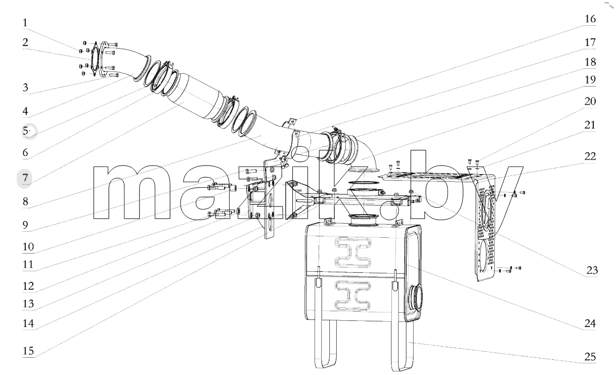  EXHAUST SYSTEM (DC97259542805)