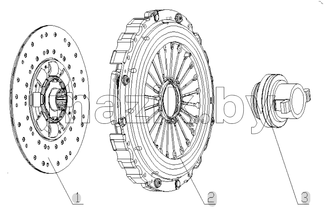  PULL DIAPHRAGM CLUTCH Р¤430