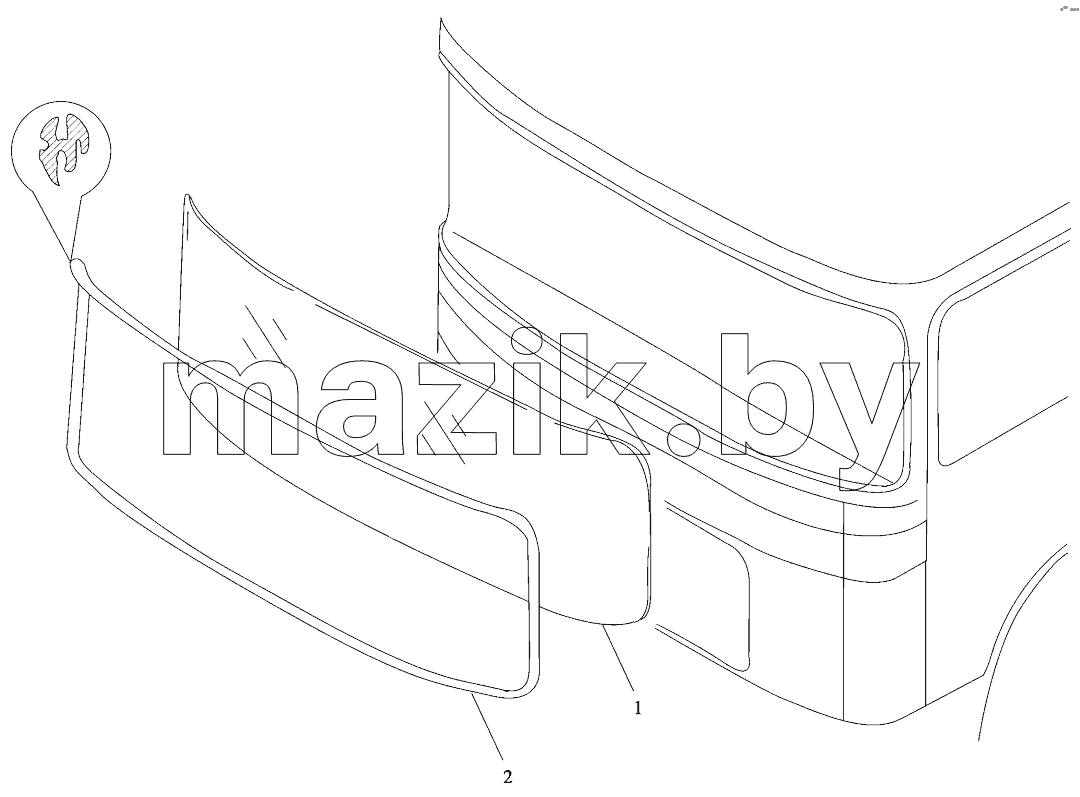  WINDSHIELD ASSEMBLY
