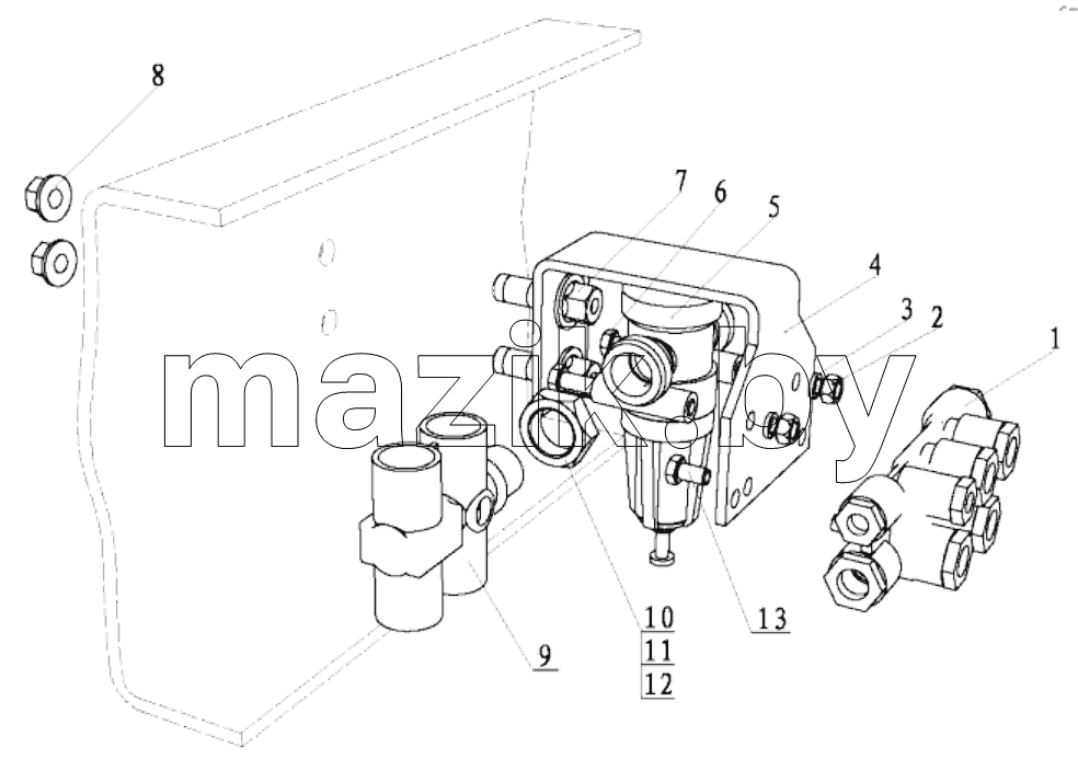 DISTRIBUTION FITTING ASSEMBLE