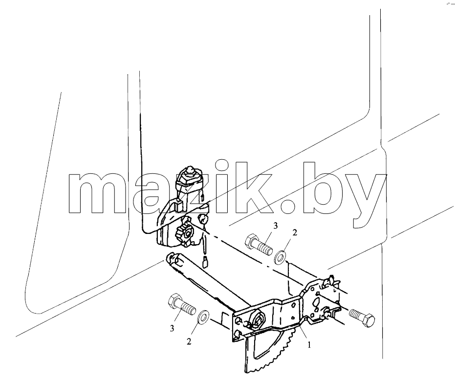  DOOR WINDOW LIFTER LEFT OPERATED