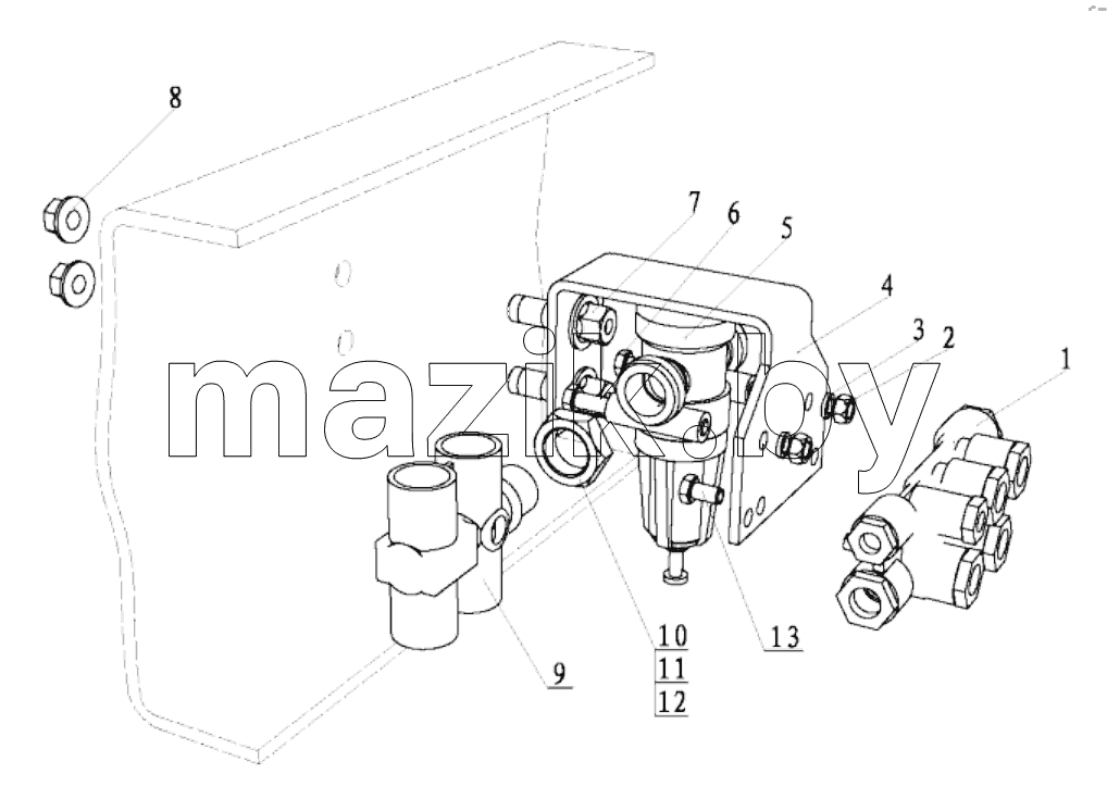  DISTRIBUTION FITTING ASSEMBLE