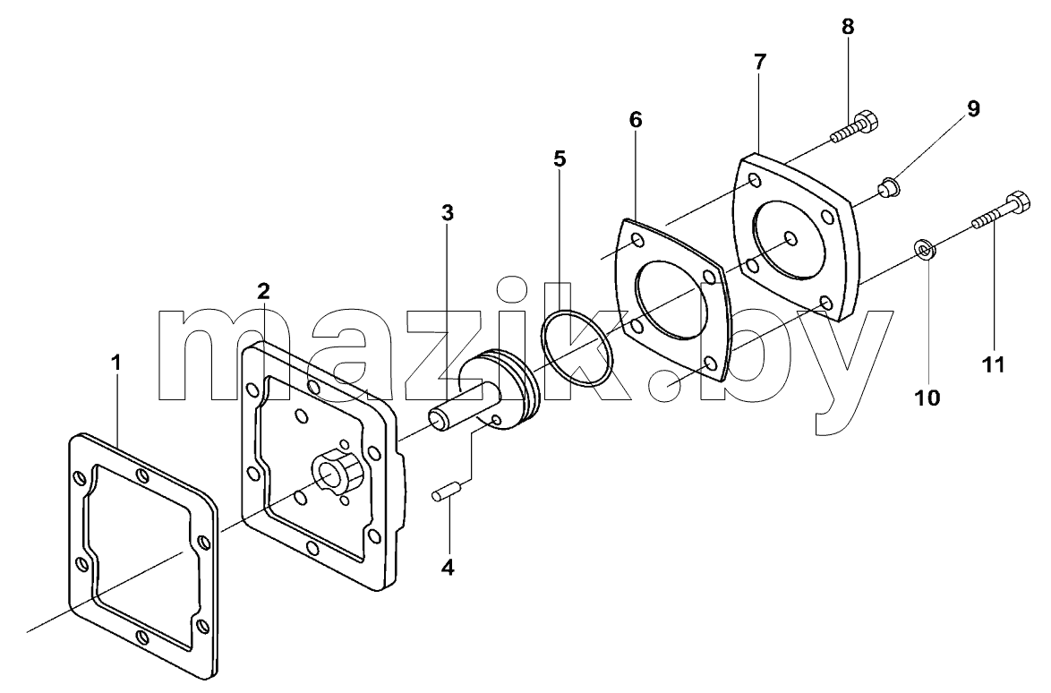  Countershaft brake assembly