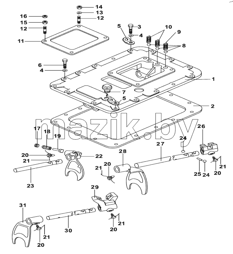  The transmission cover assembly