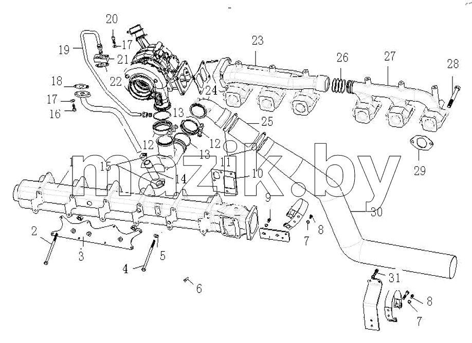  Intake Manifold and Exhaust Manifold