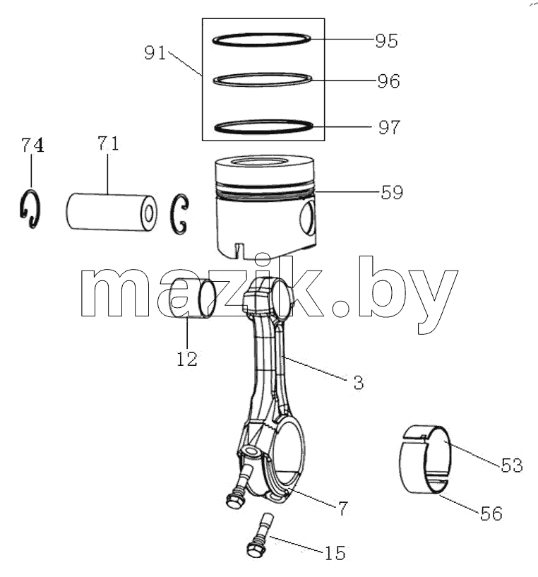  Piston and Connecting rod