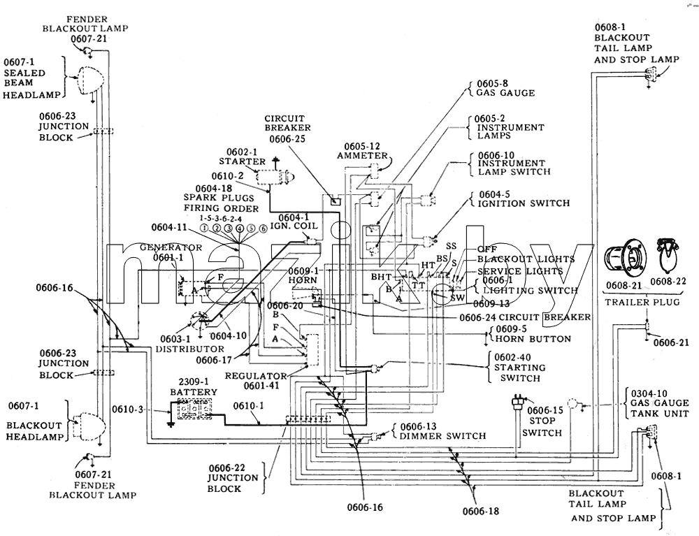 Схема электрооборудования/Electrical Wiring