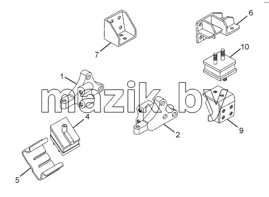 ENGINE SUSPENSION (TILT CAB)