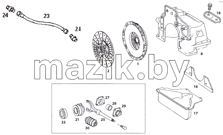 CLUTCH 310 MM DIA