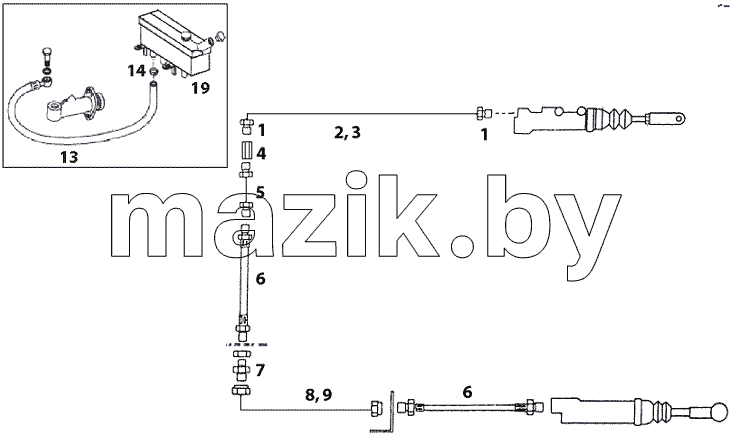 CLUTCH PIPE LINES