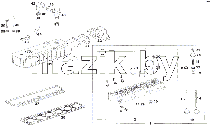 CYLINDER HEAD AND COVER