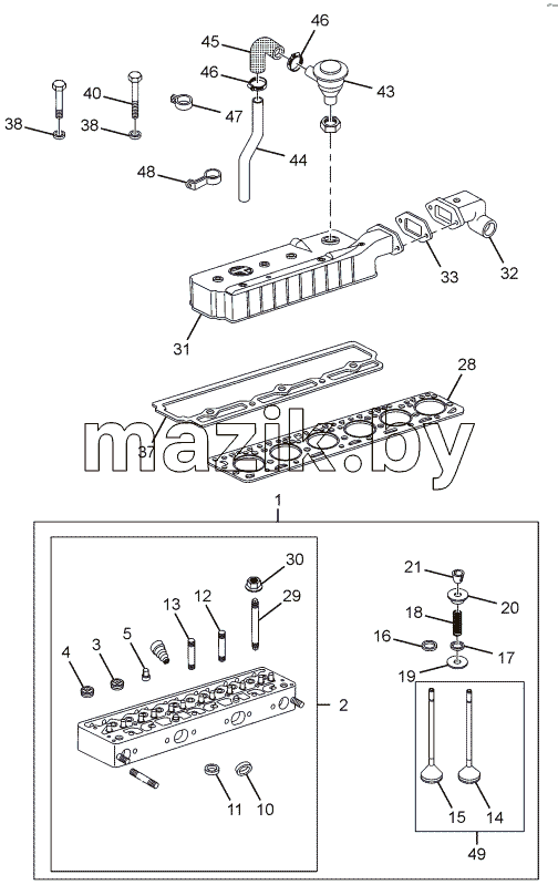 CYLINDER HEAD AND COVER