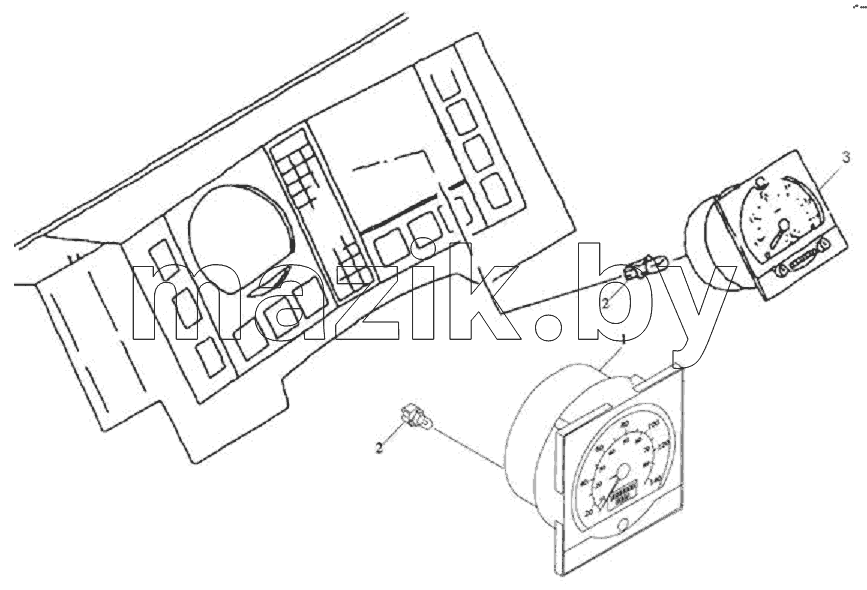 Элементы панели приборов