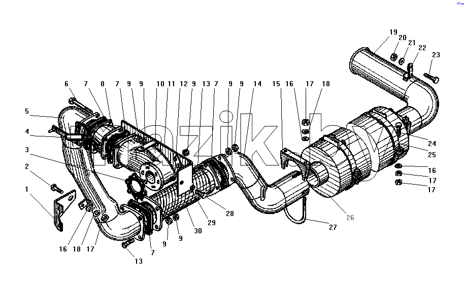 Система выпуска газов