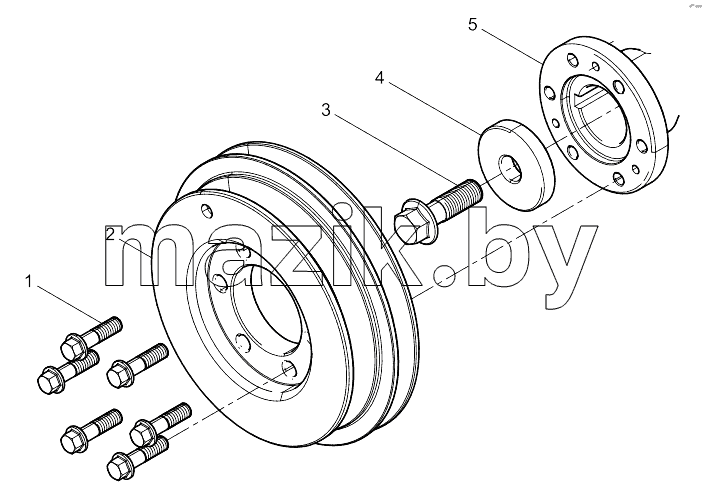 Crankshaft Pulley Group