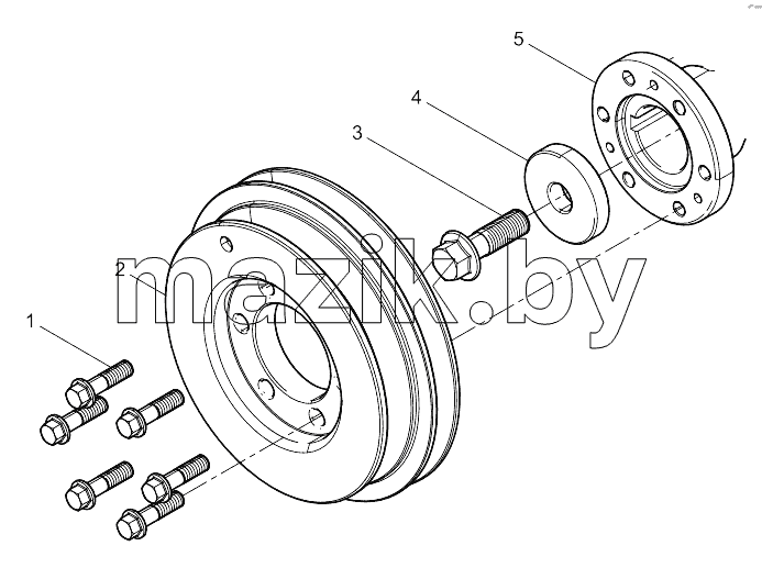  Crankshaft Pulley Group