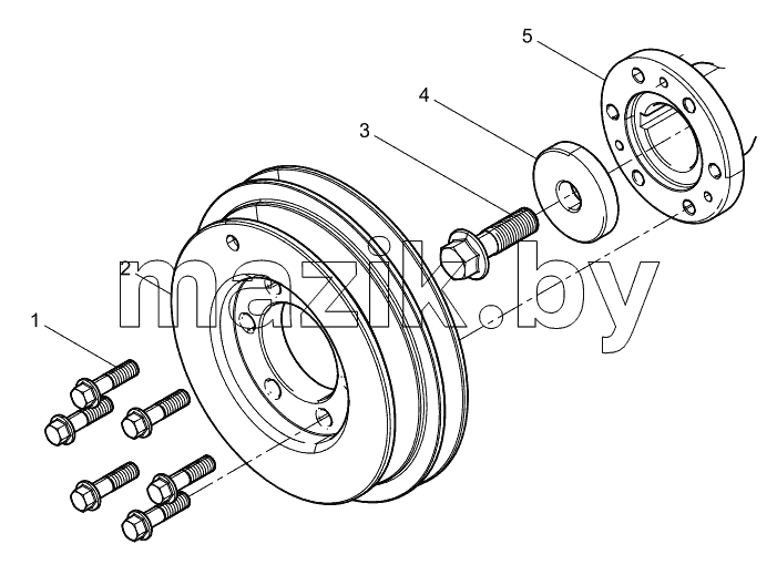  Crankshaft Pulley Group