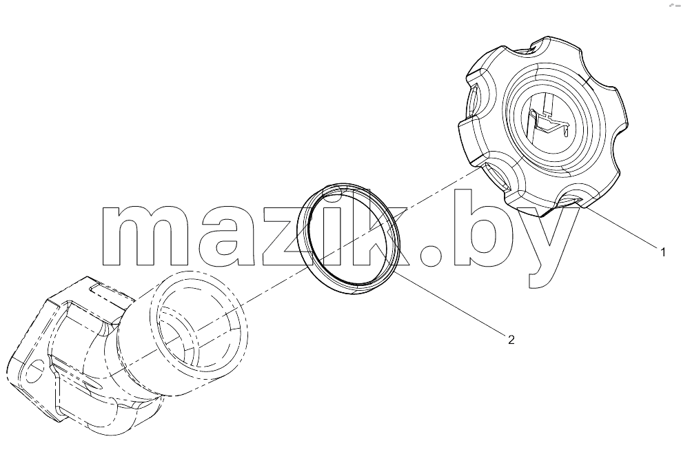  Add oil cap assembly