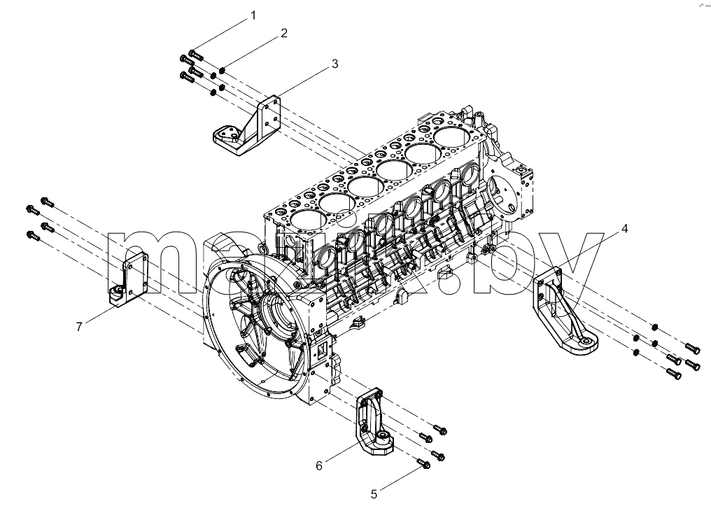  Engine Bracket Group