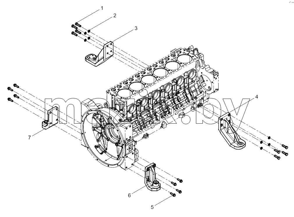  Engine Bracket Group