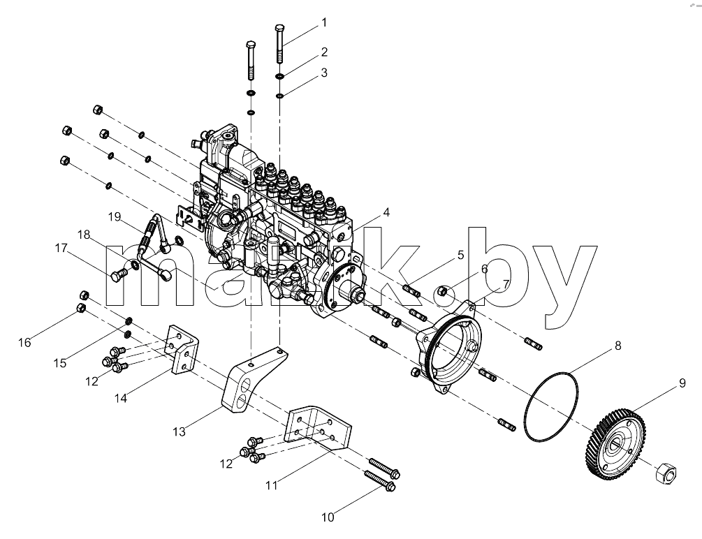  High pressure pump assembly