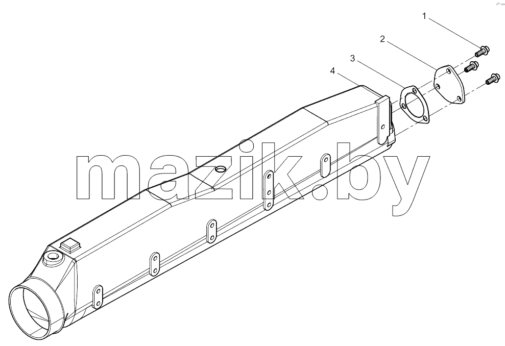  Air inlet pipe assembly