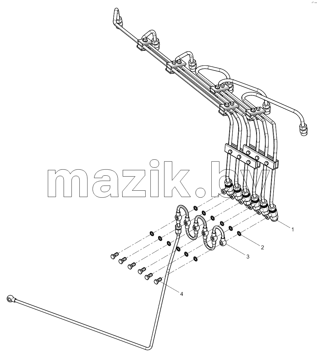 High Pressure Fuel Injection Pipe Group