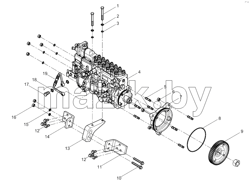  High pressure pump assembly