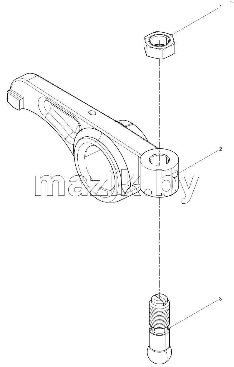 Intake valve rocker arm