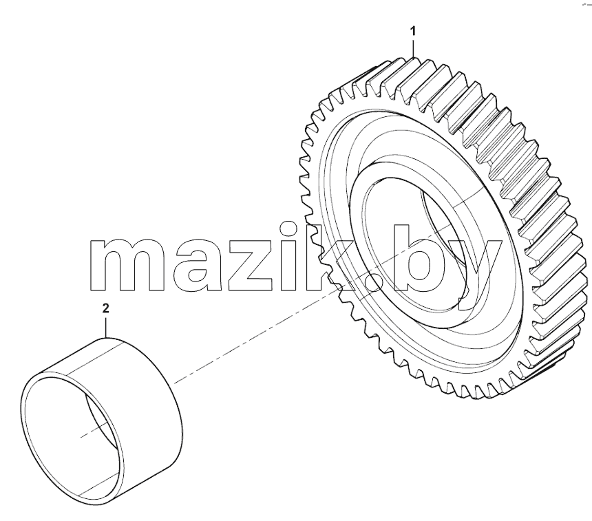  Idler gear assembly